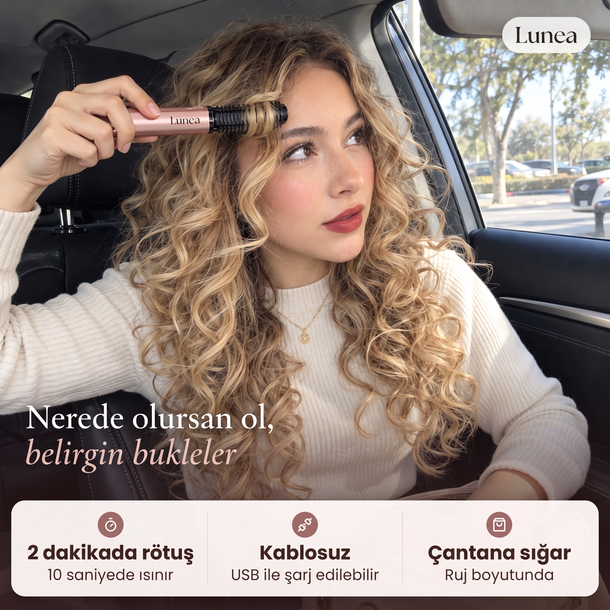 Lunea Taşınabilir Saç Bukle / Düzleştirme Maşası